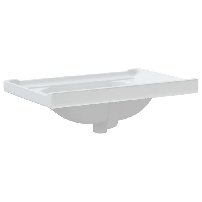 Bathroom Sink White 71x48x23 cm Rectangular Ceramic