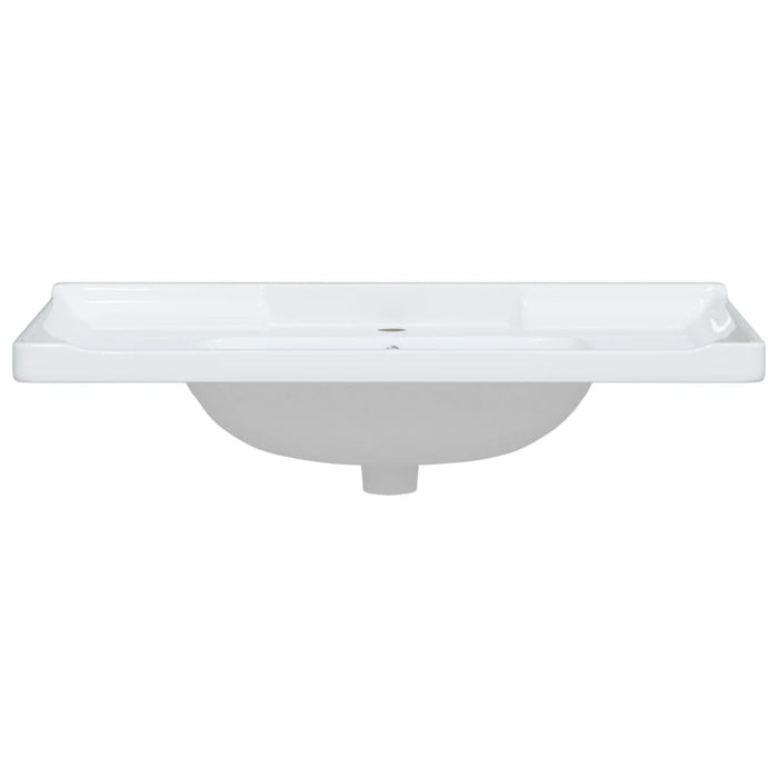 Bathroom Sink White 91.5x48x23 cm Rectangular Ceramic