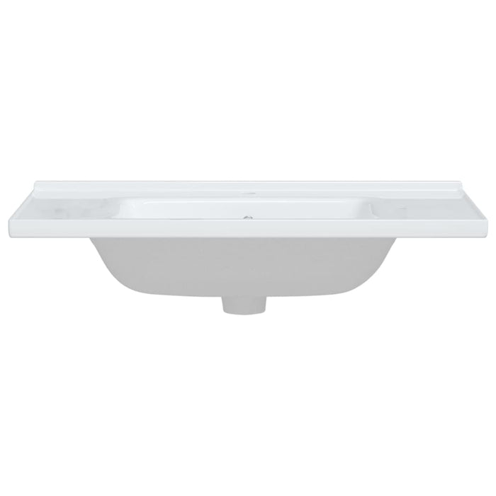 Bathroom Sink White 91.5x48x19.5 cm Rectangular Ceramic