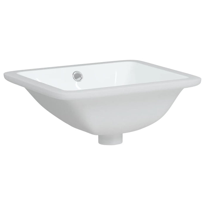 Bathroom Sink White 36.5x32x15.5 cm Rectangular Ceramic