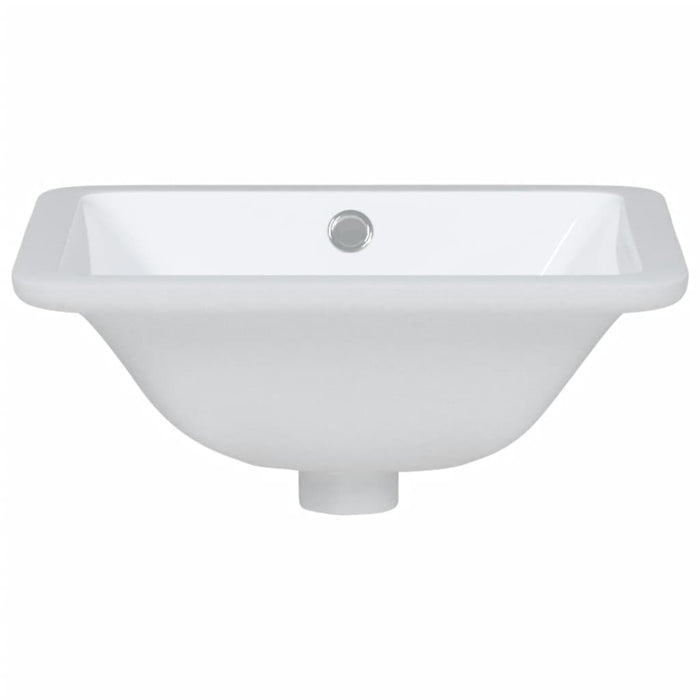 Bathroom Sink White 36.5x32x15.5 cm Rectangular Ceramic