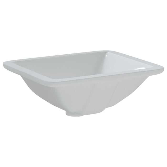 Bathroom Sink White 36.5x32x15.5 cm Rectangular Ceramic