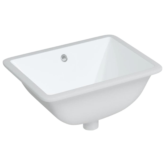 Bathroom Sink White 47.5x35x19.5 cm Rectangular Ceramic