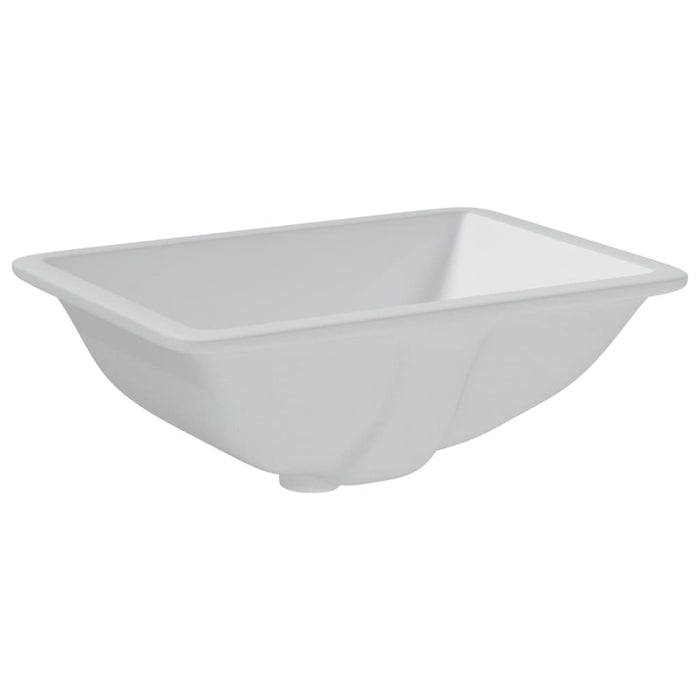 Bathroom Sink White 47.5x35x19.5 cm Rectangular Ceramic