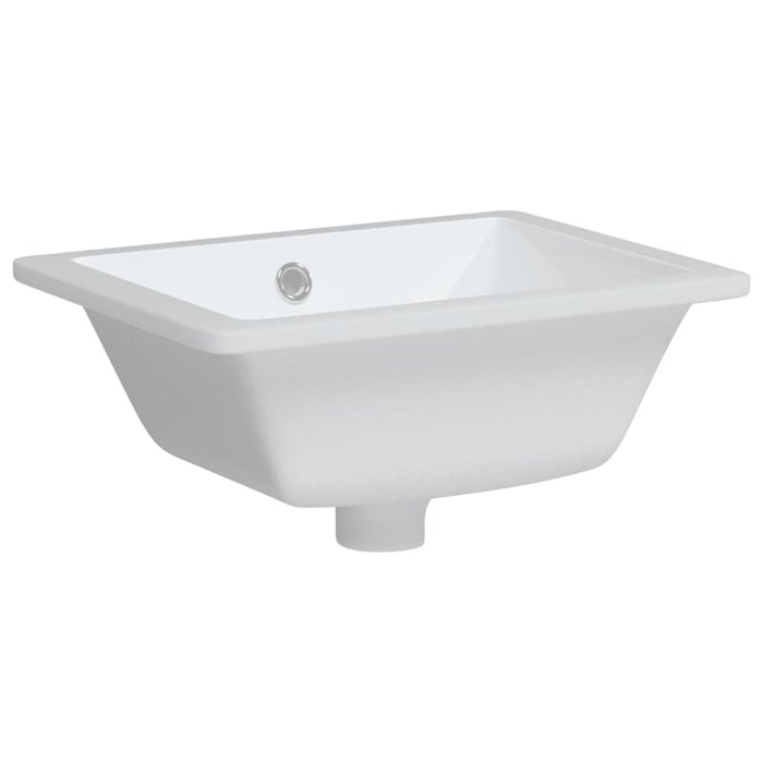 Bathroom Sink White 39x30x18.5 cm Rectangular Ceramic