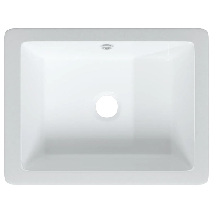 Bathroom Sink White 39x30x18.5 cm Rectangular Ceramic