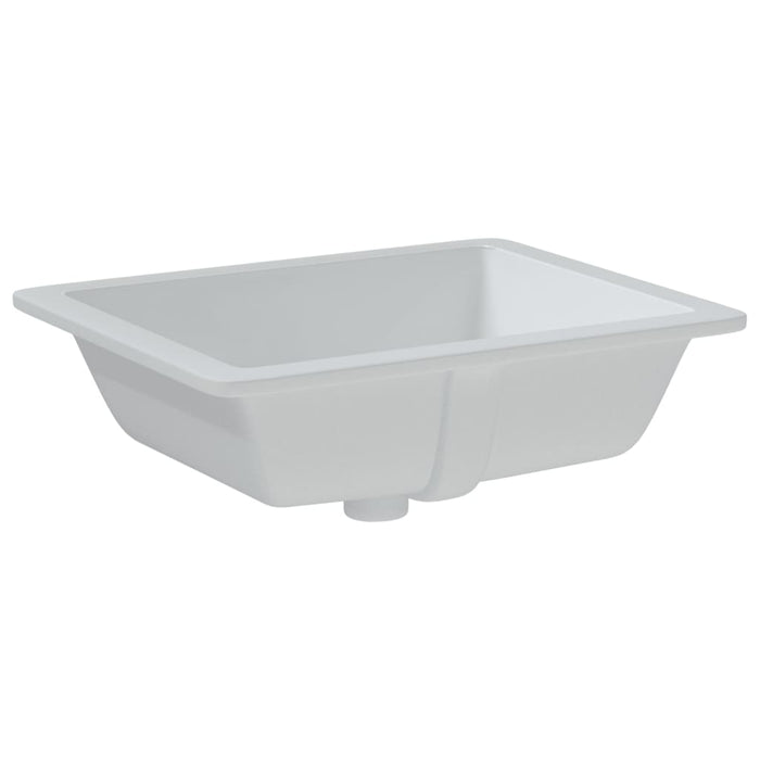 Bathroom Sink White 50x40.5x18.5 cm Rectangular Ceramic