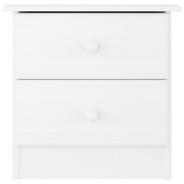 Bedside Cabinet ALTA White 41x35x41 cm Solid Wood Pine