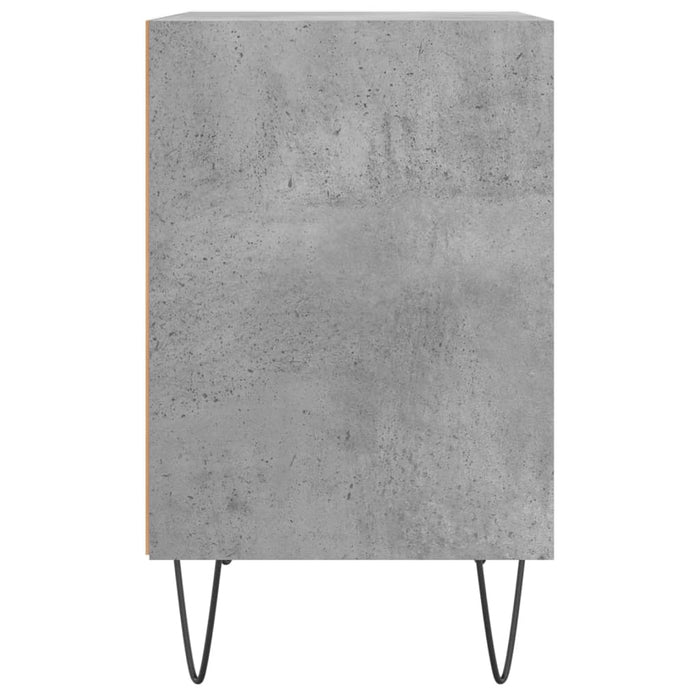 Noptiera Gri Beton 40x30x50 cm Lemn de Inginerie