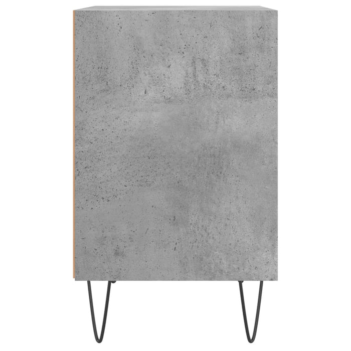 Noptiera 2 buc Beton Gri 40x30x50 cm Lemn derivat