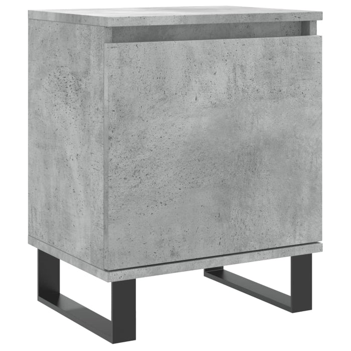 Noptiera Gri Beton 40x30x50 cm Lemn de Inginerie