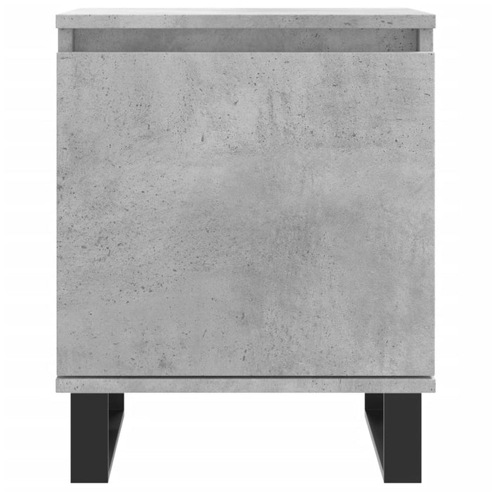 Noptiera Gri Beton 40x30x50 cm Lemn de Inginerie