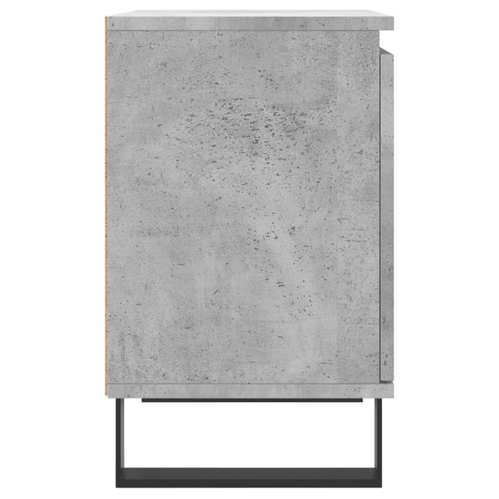 Bedside Cabinets 2 pcs Concrete Grey 40x30x50 cm Engineered Wood