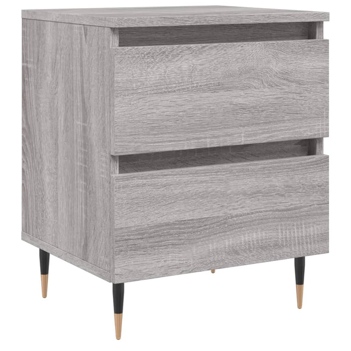 Bedside Cabinet Grey Sonoma 40x35x50 cm Engineered Wood