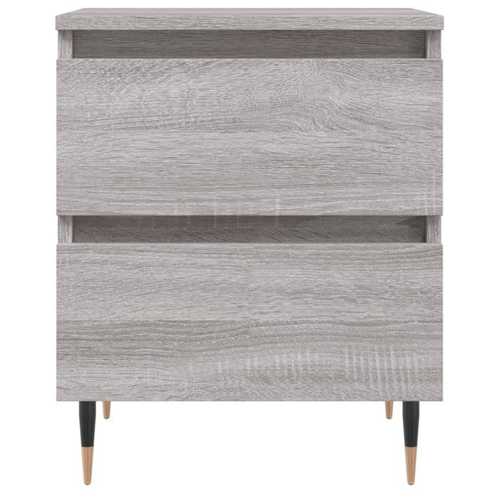 Bedside Cabinet Grey Sonoma 40x35x50 cm Engineered Wood