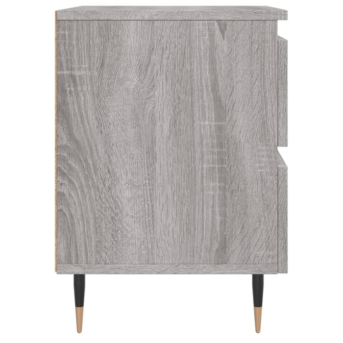 Bedside Cabinet Grey Sonoma 40x35x50 cm Engineered Wood