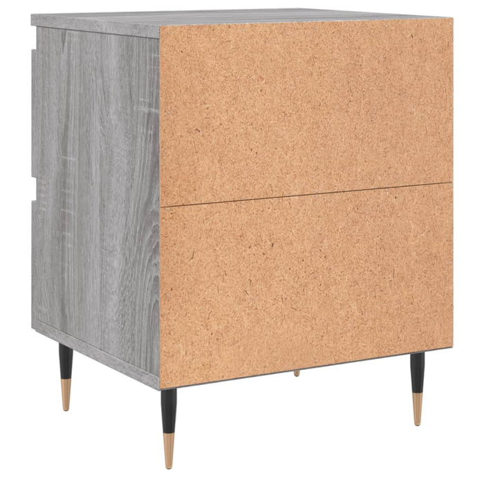 Bedside Cabinet Grey Sonoma 40x35x50 cm Engineered Wood