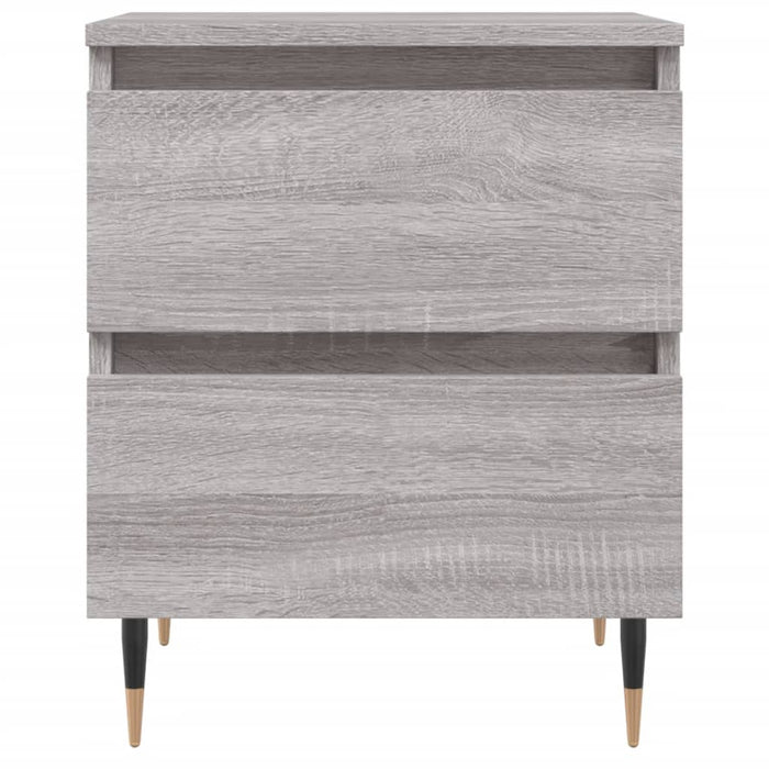 Bedside Cabinets 2 pcs Grey Sonoma 40x35x50 cm Engineered Wood