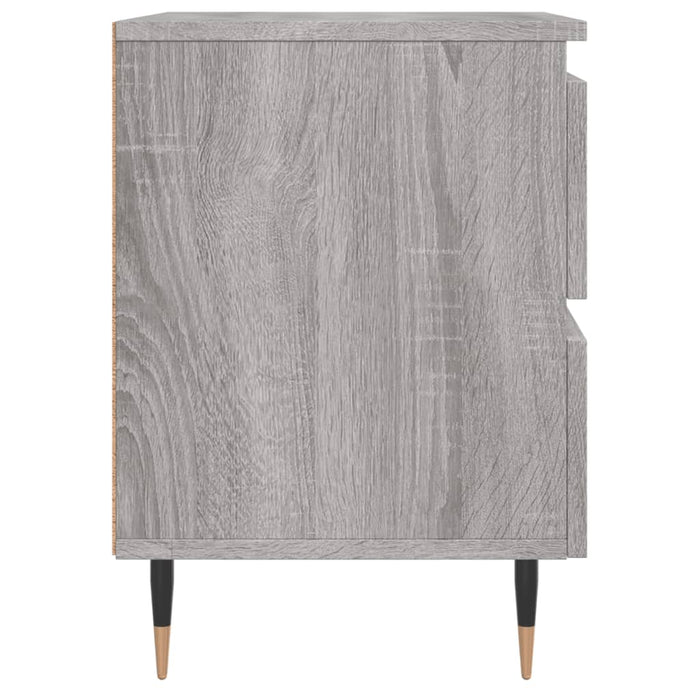 Bedside Cabinets 2 pcs Grey Sonoma 40x35x50 cm Engineered Wood