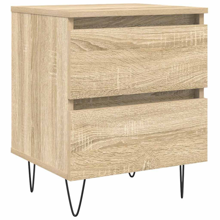 Bedside Cabinet Sonoma Oak 40x35x50 cm Engineered Wood