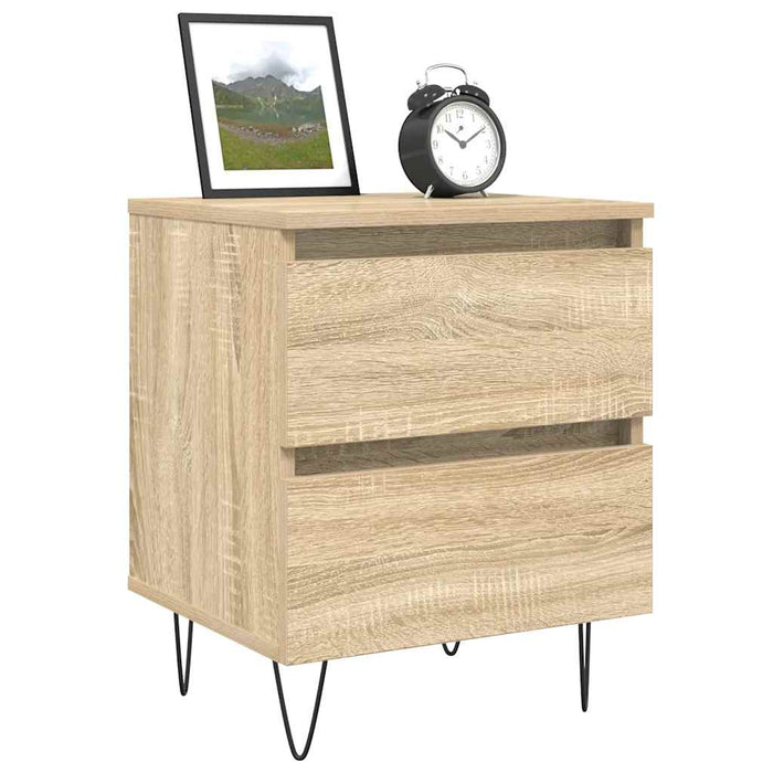 Bedside Cabinet Sonoma Oak 40x35x50 cm Engineered Wood