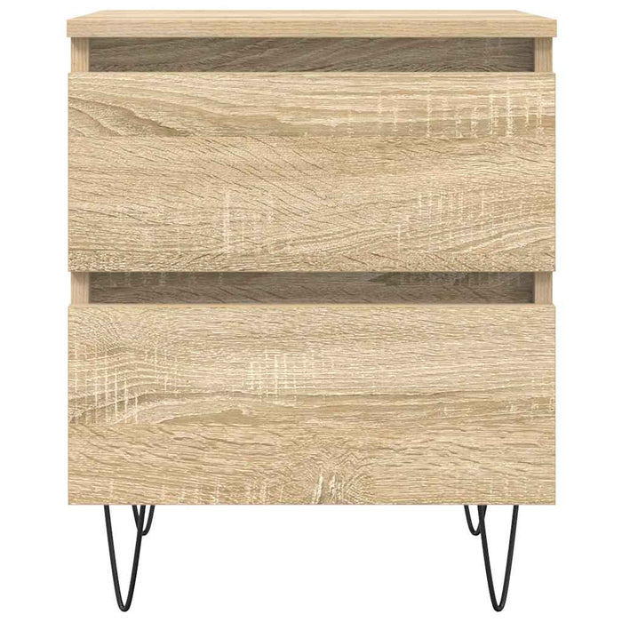 Bedside Cabinet Sonoma Oak 40x35x50 cm Engineered Wood