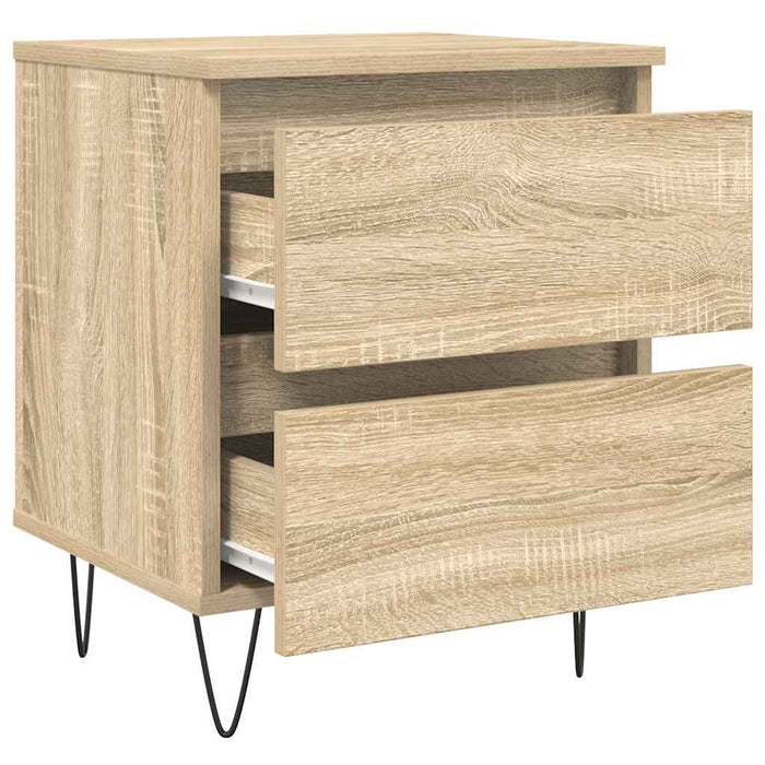 Bedside Cabinet Sonoma Oak 40x35x50 cm Engineered Wood