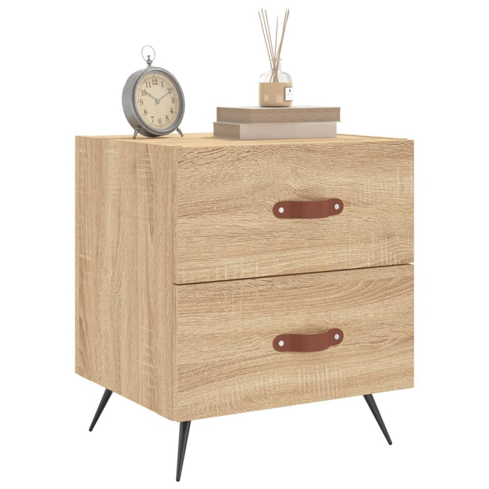 Bedside Cabinets 2 pcs Sonoma Oak 40x35x47.5 cm Engineered Wood