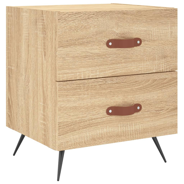 Bedside Cabinets 2 pcs Sonoma Oak 40x35x47.5 cm Engineered Wood