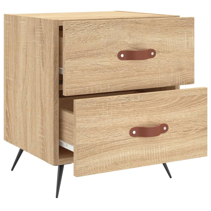 Bedside Cabinets 2 pcs Sonoma Oak 40x35x47.5 cm Engineered Wood