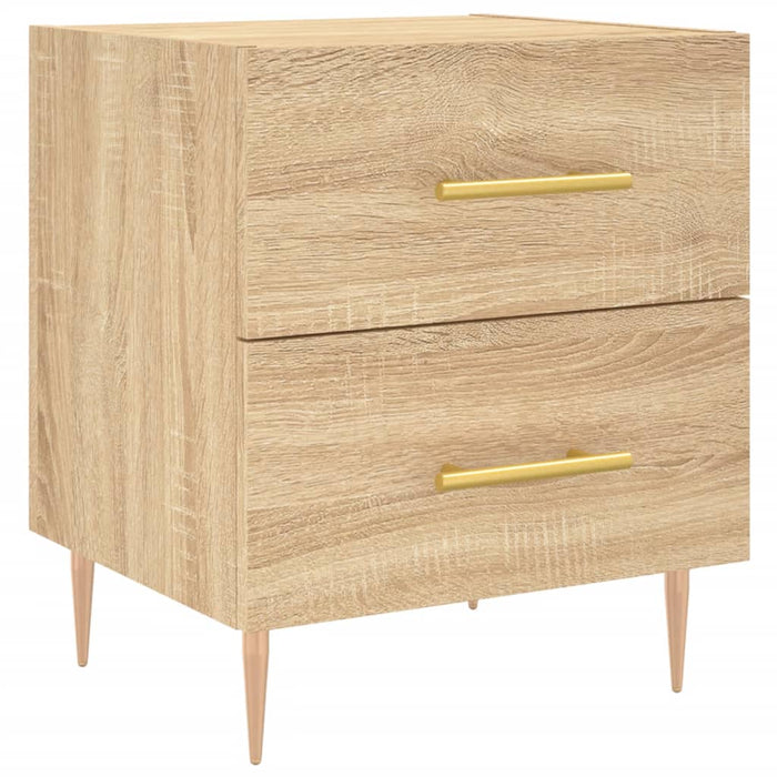 Bedside Cabinets 2 pcs Sonoma Oak 40x35x47.5 cm Engineered Wood