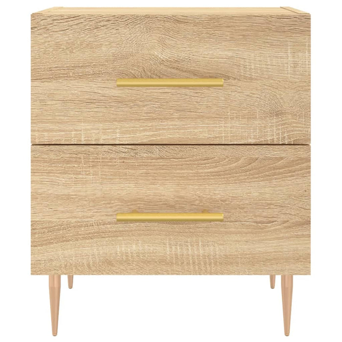 Bedside Cabinets 2 pcs Sonoma Oak 40x35x47.5 cm Engineered Wood