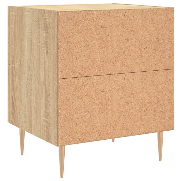 Bedside Cabinets 2 pcs Sonoma Oak 40x35x47.5 cm Engineered Wood