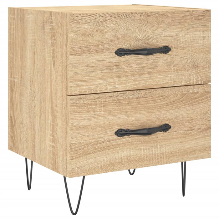 Bedside Cabinets 2 pcs Sonoma Oak 40x35x47.5 cm Engineered Wood