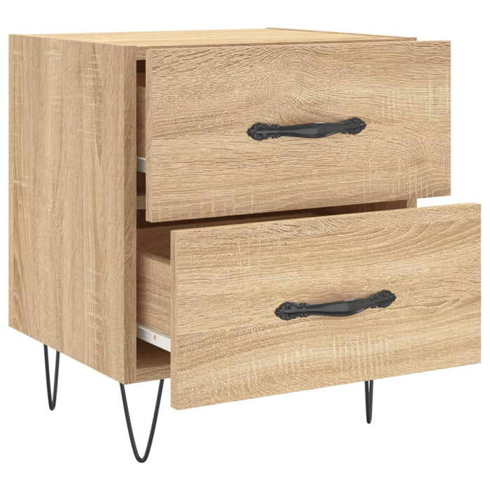 Bedside Cabinets 2 pcs Sonoma Oak 40x35x47.5 cm Engineered Wood