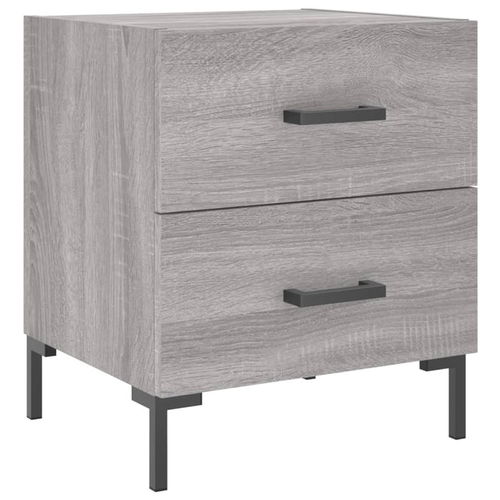 Bedside Cabinets 2 pcs Grey Sonoma 40x35x47.5 cm Engineered Wood