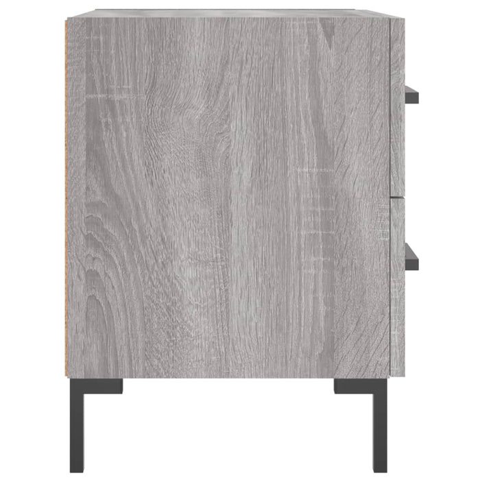 Bedside Cabinets 2 pcs Grey Sonoma 40x35x47.5 cm Engineered Wood