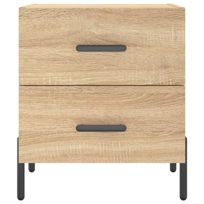 Bedside Cabinets 2 pcs Sonoma Oak 40x35x47.5 cm Engineered Wood