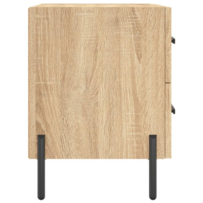 Bedside Cabinets 2 pcs Sonoma Oak 40x35x47.5 cm Engineered Wood