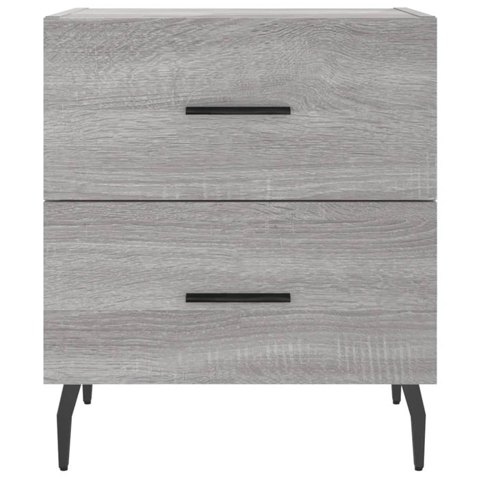 Bedside Cabinets 2 pcs Grey Sonoma 40x35x47.5 cm Engineered Wood