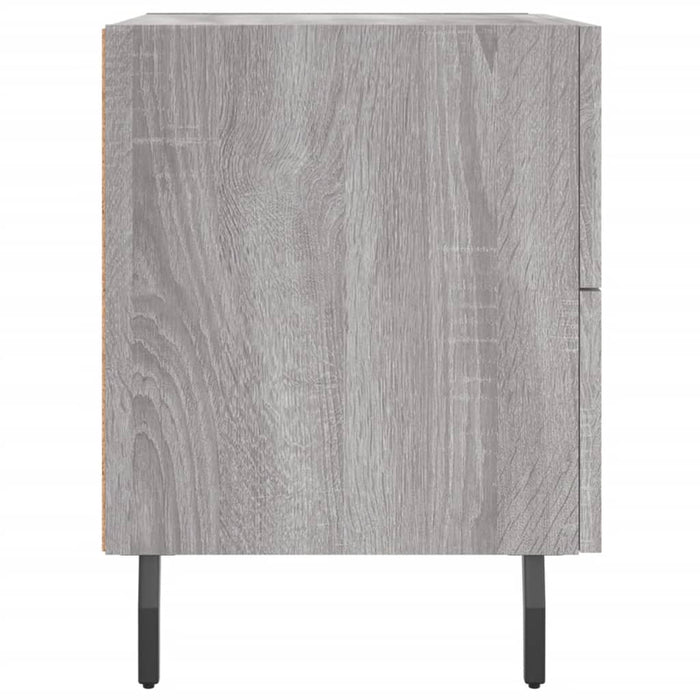 Bedside Cabinets 2 pcs Grey Sonoma 40x35x47.5 cm Engineered Wood