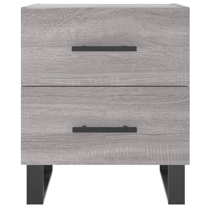 Bedside Cabinets 2 pcs Grey Sonoma 40x35x47.5 cm Engineered Wood