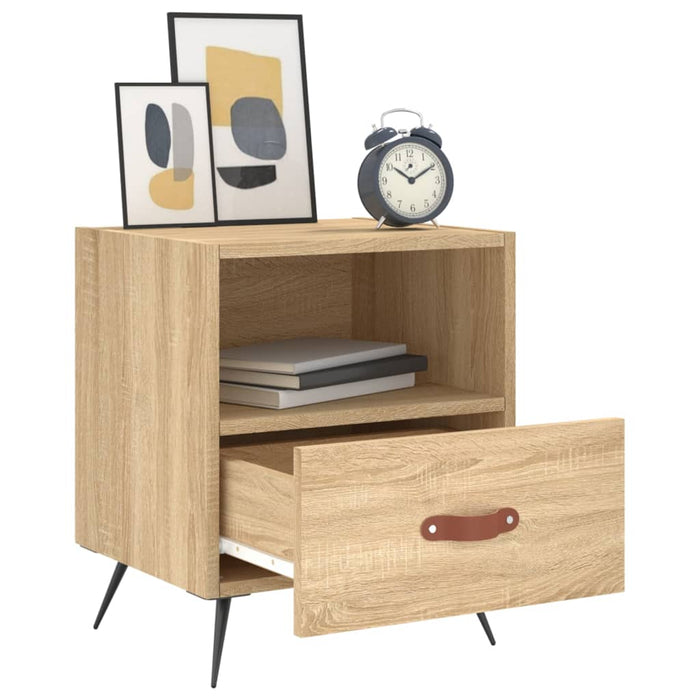 Bedside Cabinets 2 pcs Sonoma Oak 40x35x47.5 cm Engineered Wood