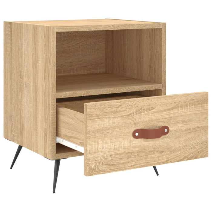 Bedside Cabinets 2 pcs Sonoma Oak 40x35x47.5 cm Engineered Wood