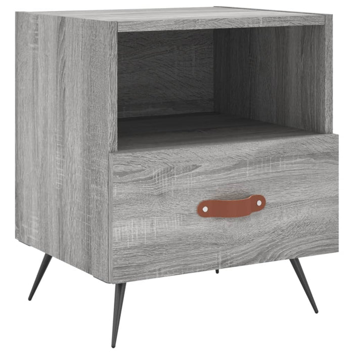 Bedside Cabinets 2 pcs Grey Sonoma 40x35x47.5 cm Engineered Wood