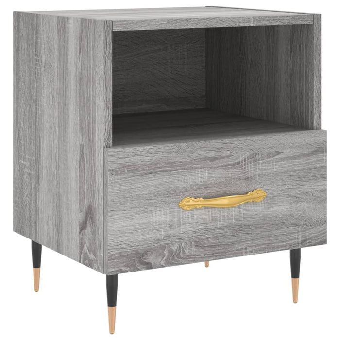 Bedside Cabinets 2 pcs Grey Sonoma 40x35x47.5 cm Engineered Wood