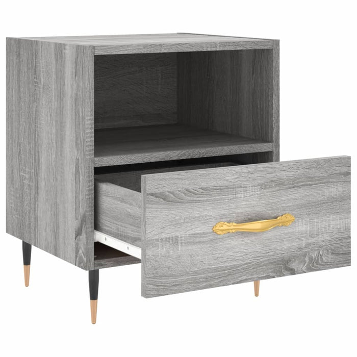 Bedside Cabinets 2 pcs Grey Sonoma 40x35x47.5 cm Engineered Wood