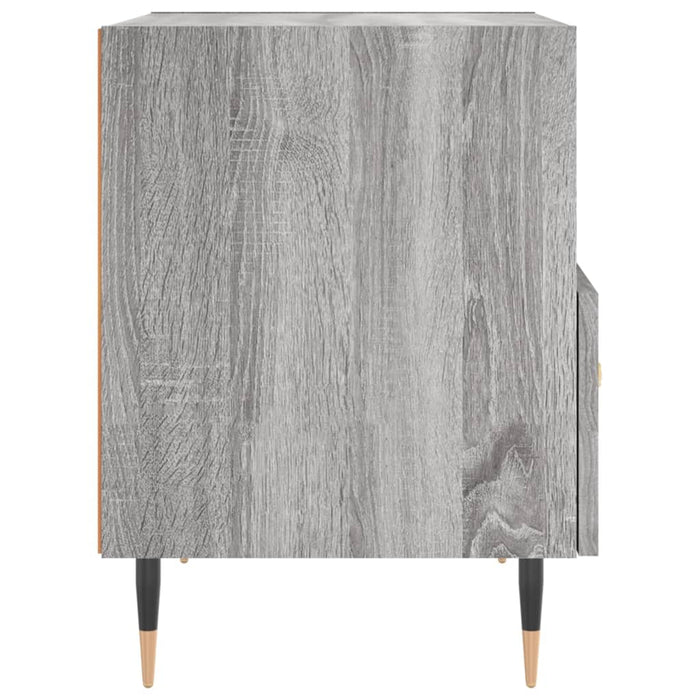 Bedside Cabinets 2 pcs Grey Sonoma 40x35x47.5 cm Engineered Wood