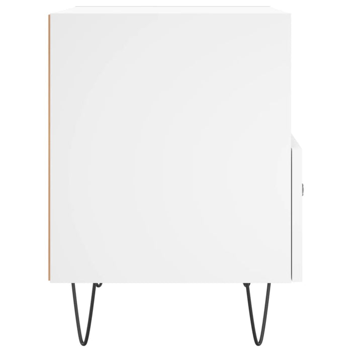 Bedside Cabinets 2 pcs White 40x35x47.5 cm Engineered Wood