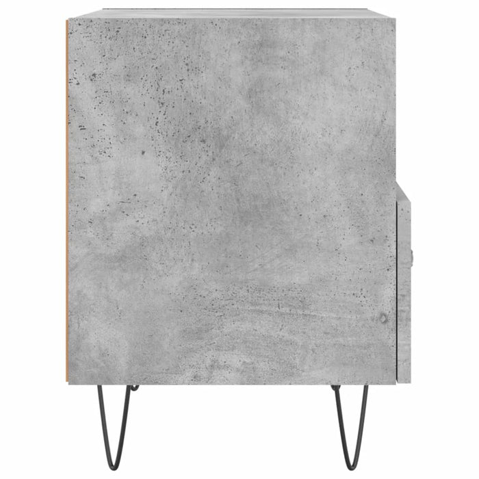 Bedside Cabinets 2 pcs Concrete Grey 40x35x47.5 cm Engineered Wood